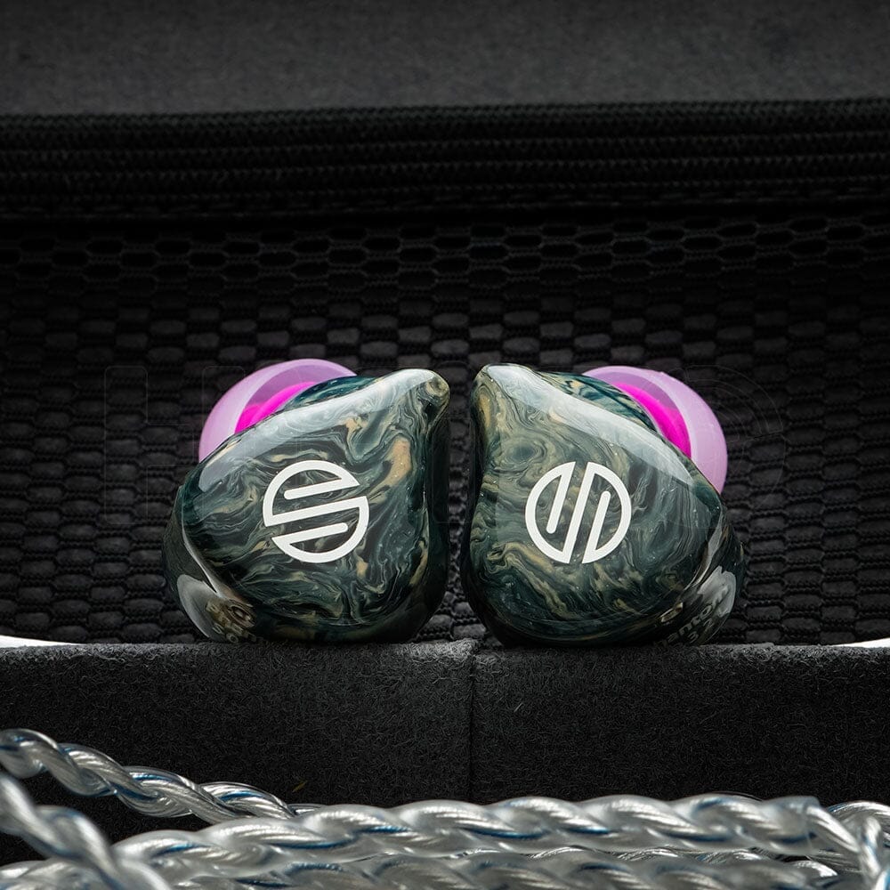 BGVP Phantom 2BA + 2DD + 2EST + 2BCD Flagship In-Ear HIFI Monitor Earphones with 2 in 1 Plug HiFiGo 