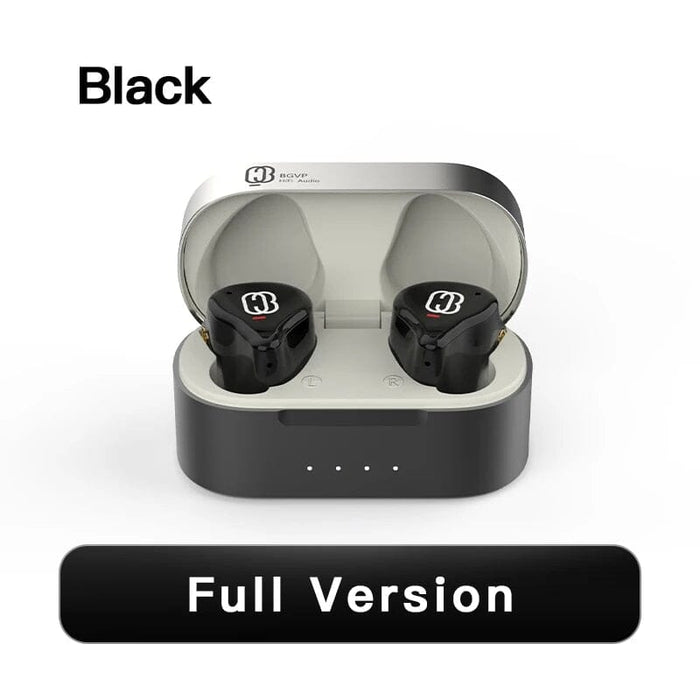 BGVP Q3 1 BA + 1 DD Hybrid TWS Bluetooth 5.3 In-Ear IEMs HiFiGo Black Full Version 