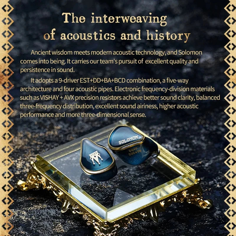 BGVP Solomon 2EST+3BA+2DD+2BCD IEMs HiFiGo 