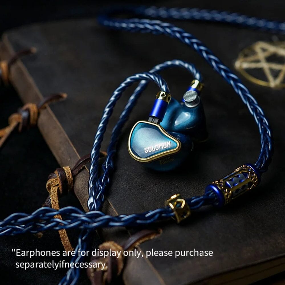 BGVP Temple Single Crystal Copper + Single Crystal Silver Earphone Cable BGVP 