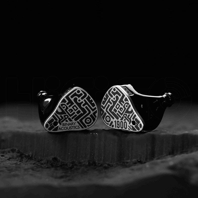 Binary 1900 10mm DD + 6mm Passive Diaphragm + 4BA Hybrid IEMs Binary 1900 3.5mm 