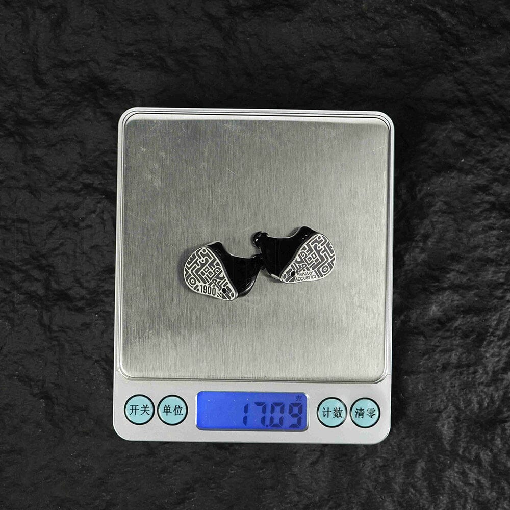 Binary 1900 10mm DD + 6mm Passive Diaphragm + 4BA Hybrid IEMs Binary 