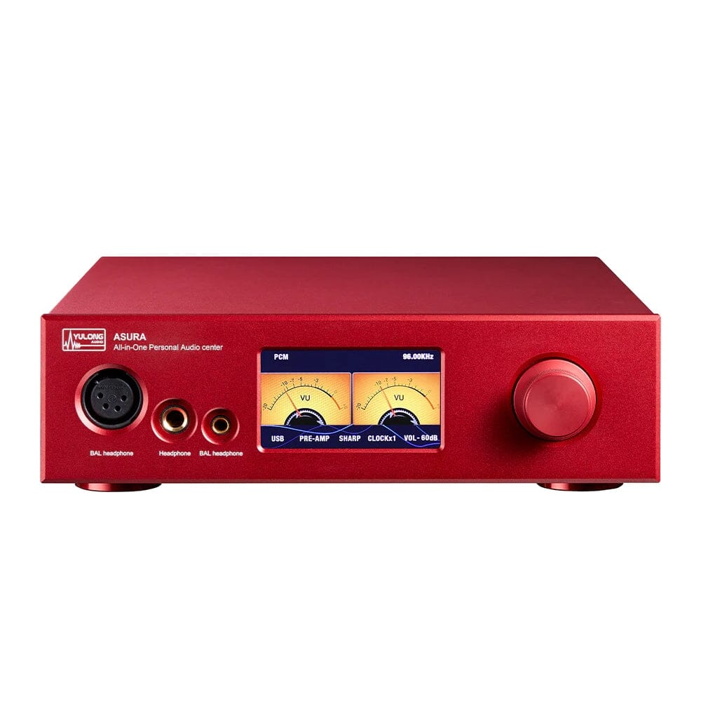 DAART Yulong Asura AK4499EX+AK4191 Music Streamer & Desktop DAC & Headphone Amplifier HiFiGo Red 