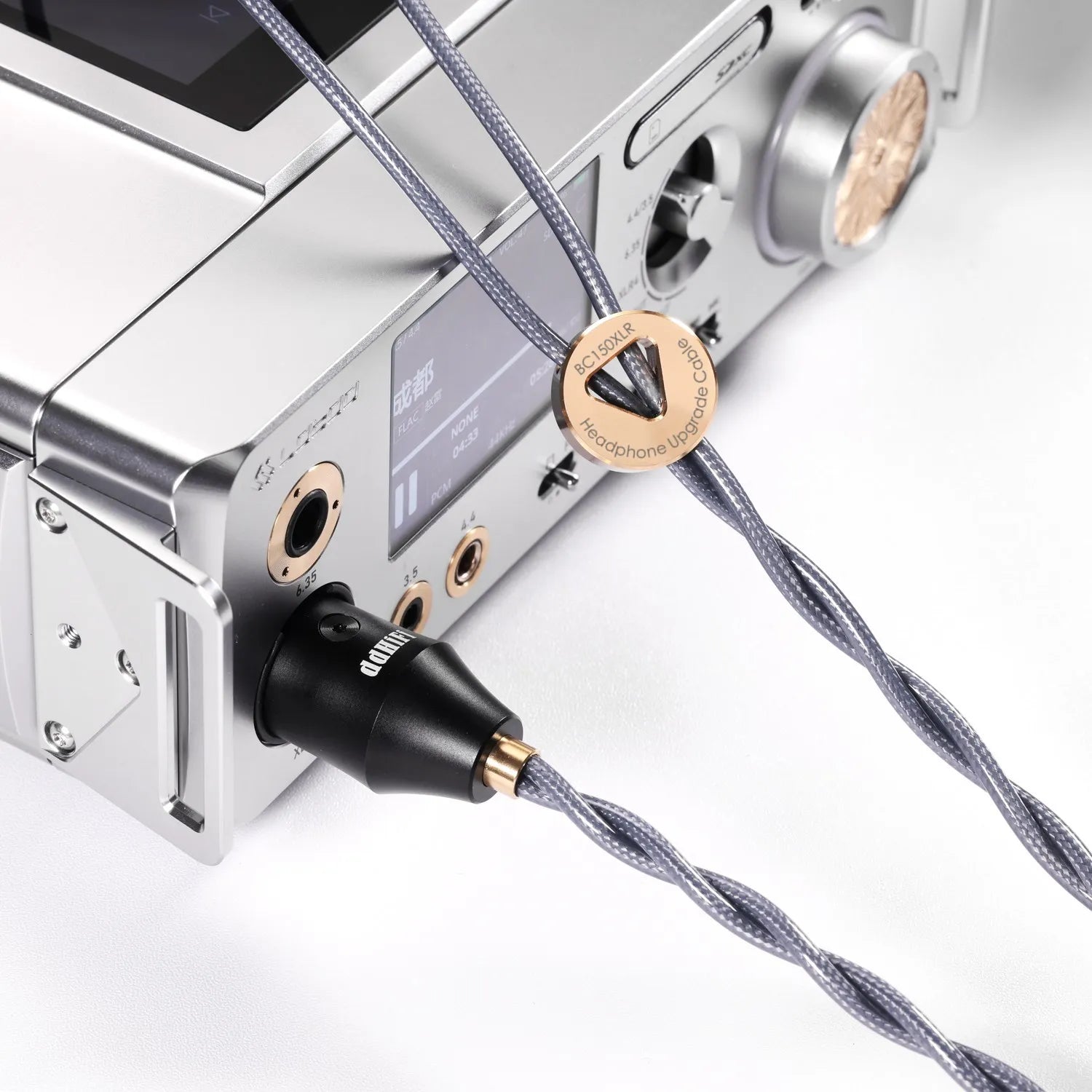 DD ddHiFi BC150BXLR Double Shield Balanced Silver Headphone Upgrade Cable HiFiGo 