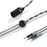 DD ddHiFi BC150BXLR Double Shield Balanced Silver Headphone Upgrade Cable HiFiGo Audio-Technica 2.5mm 145cm 