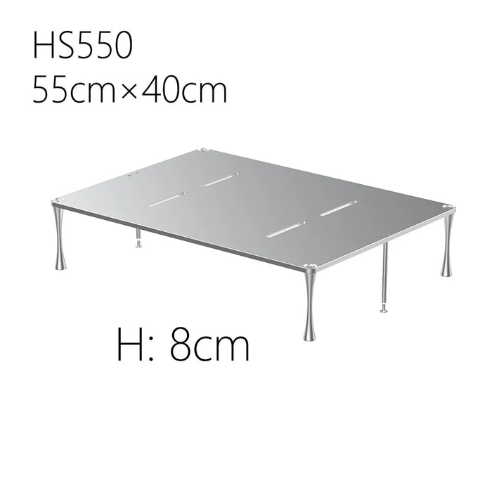DD ddHiFi HS550 Desktop Rack for DAC Amplifier HiFiGo HS550-08 Silver 