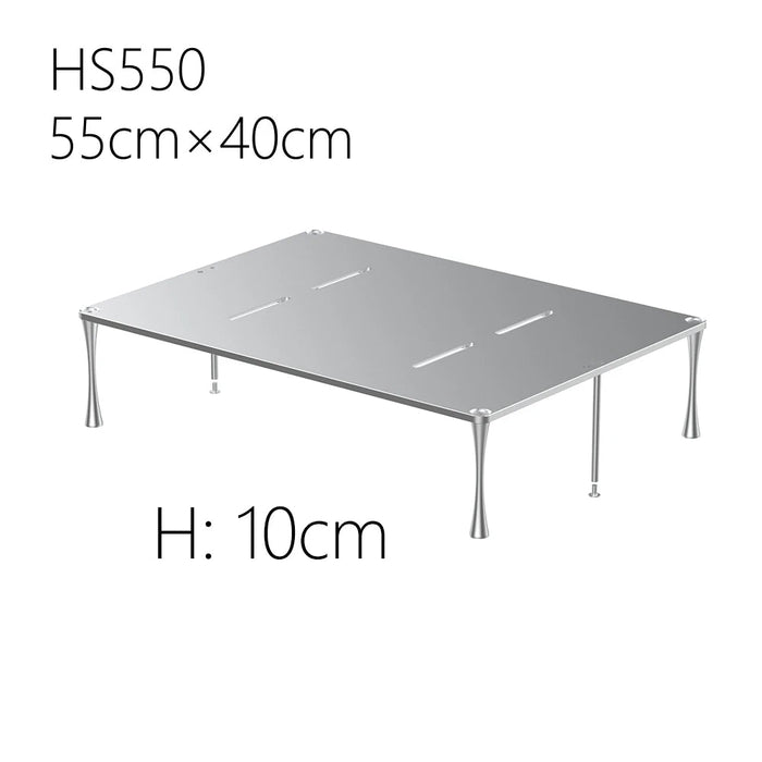 DD ddHiFi HS550 Desktop Rack for DAC Amplifier HiFiGo HS550-10 Silver 