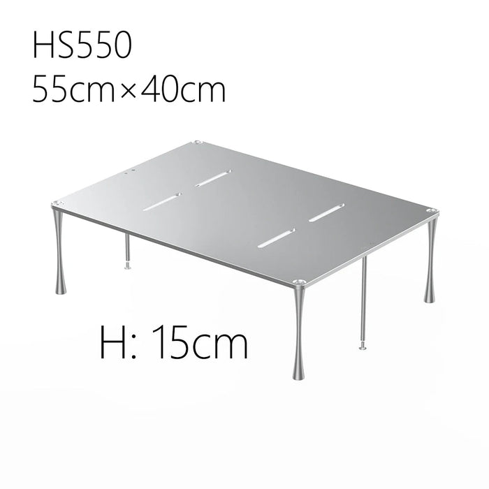 DD ddHiFi HS550 Desktop Rack for DAC Amplifier HiFiGo HS550-15 Silver 