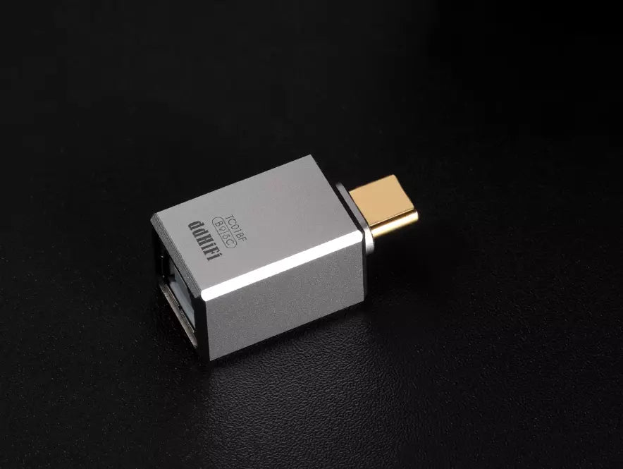 DD ddHiFi TC01BF/TC01B HiFi Quality USB-B to USB-C Decoder Adapter Converter HiFiGo TC01BF 