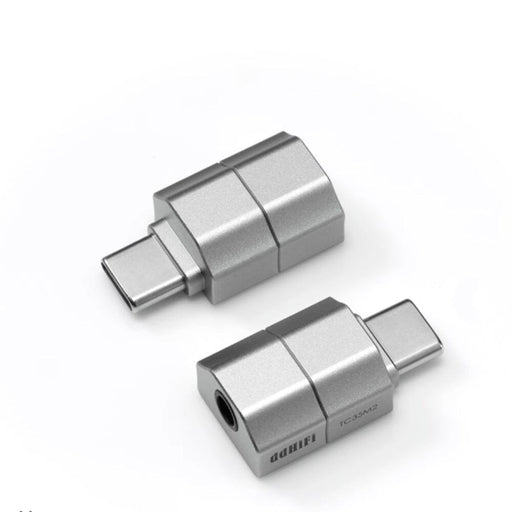 DD ddHiFi TC35M2 USB-C to 3.5mm Audio Decoder Adapter HiFiGo TC35M2-Silver 