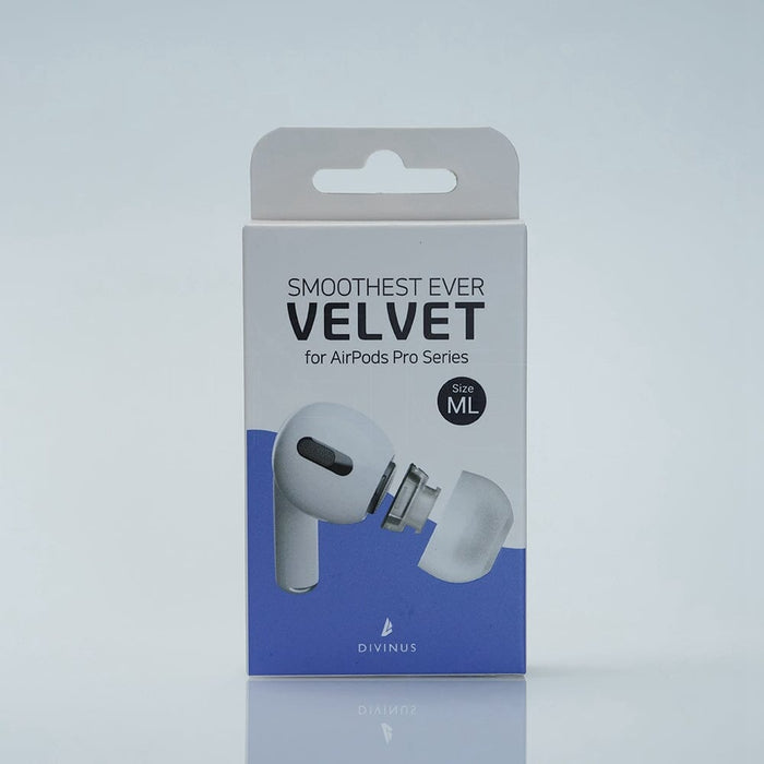 Divinus Velvet Eartips For AirPods Pro Series-APP For 3mm-5mm Nozzle HiFiGo Velvet APP-ML(3 Pairs) 