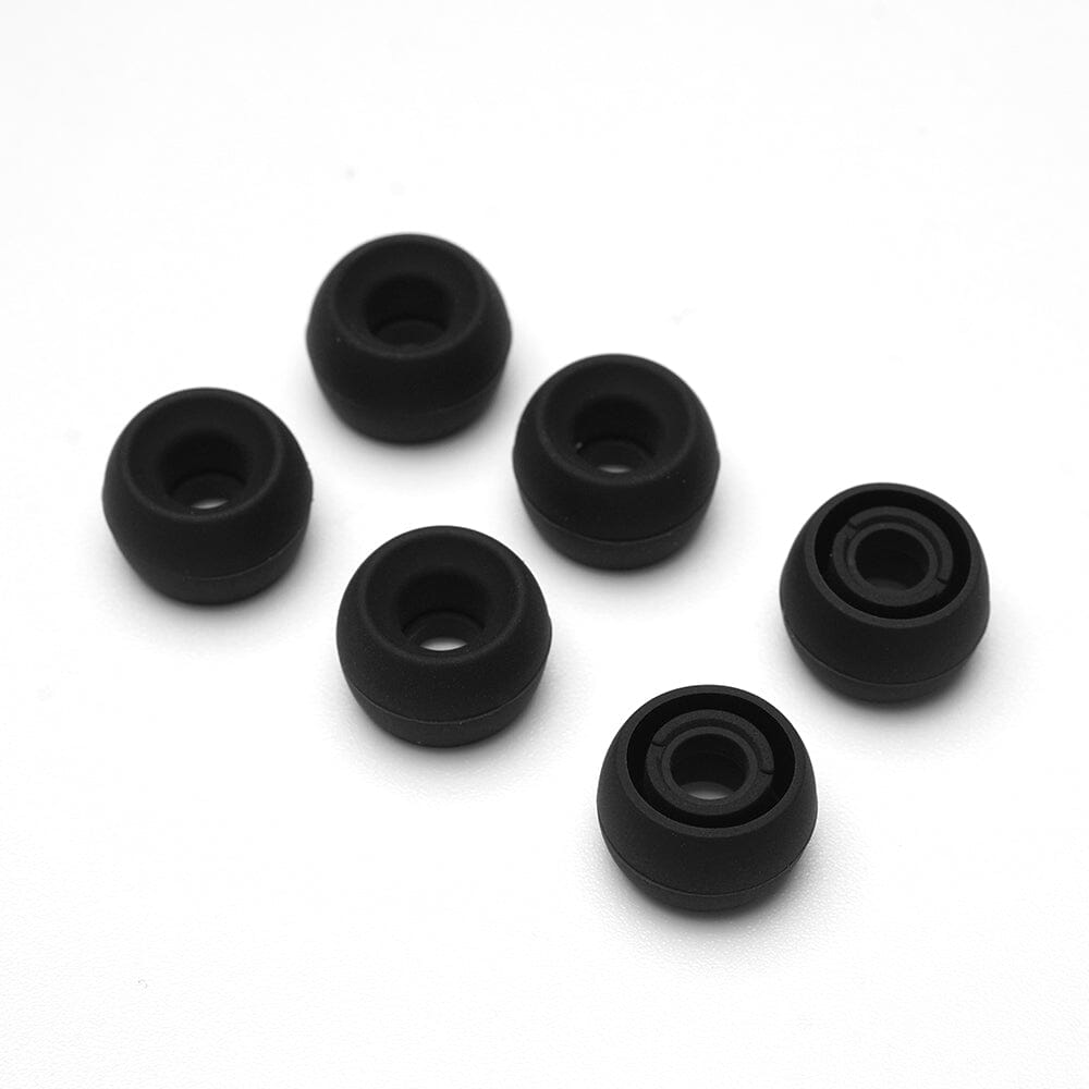 DIVINUS Velvet Wide Bore Silicone Eartips For 4-6mm Nozzle HiFiGo 
