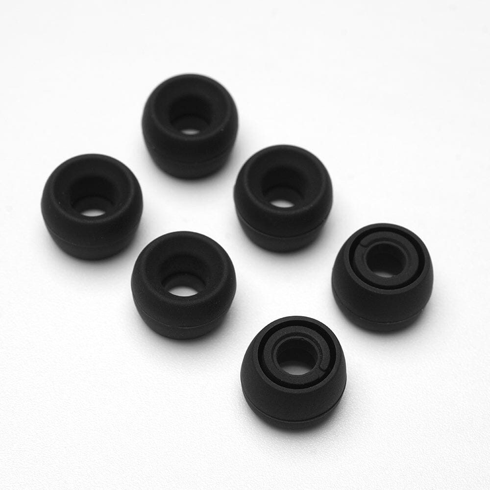 DIVINUS Velvet Wide Bore Silicone Eartips For 4-6mm Nozzle HiFiGo 