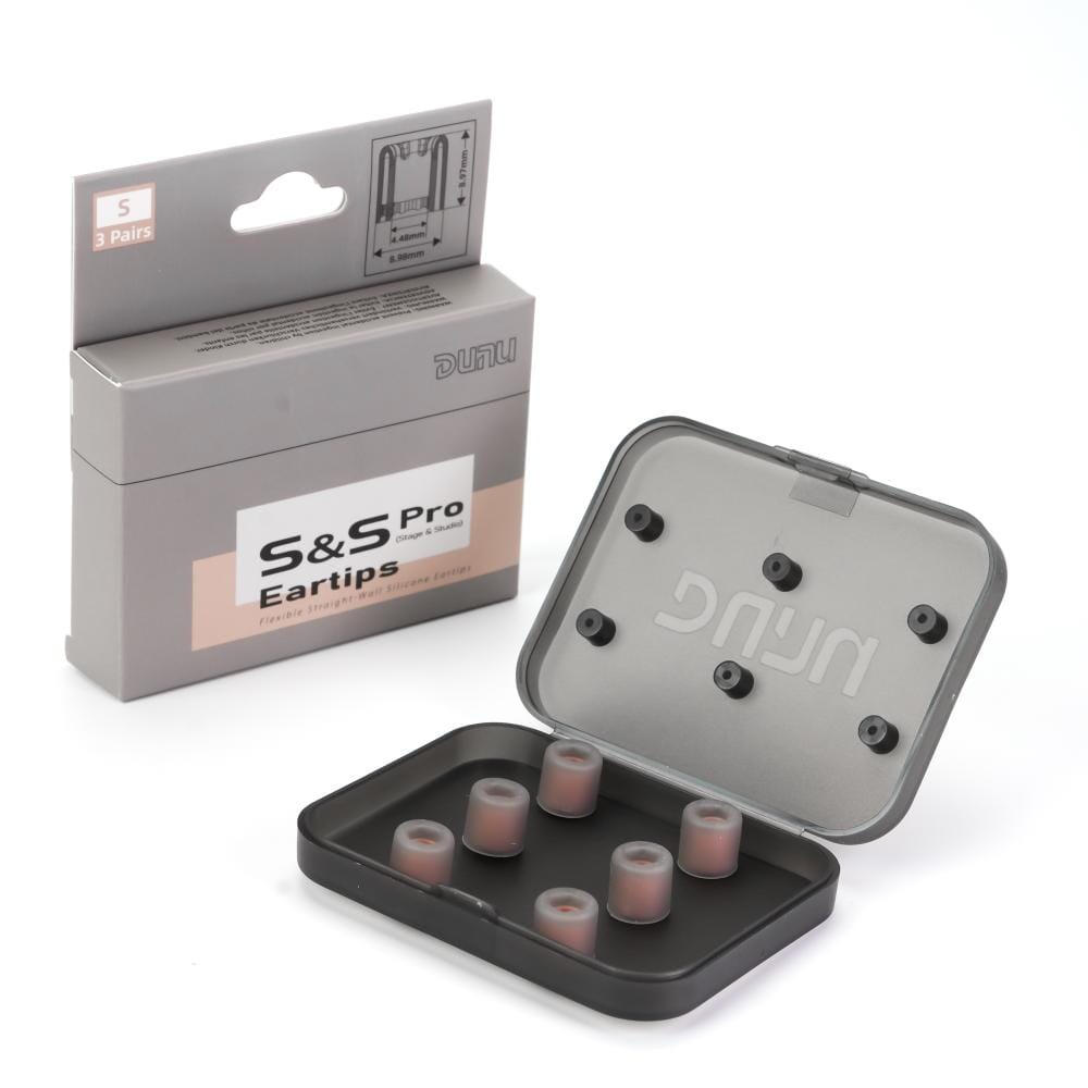 DUNU S&S Pro Silicone Eartips For 4.6mm-6.5mm Nozzle HiFiGo S&S Pro S (3 Pairs) 