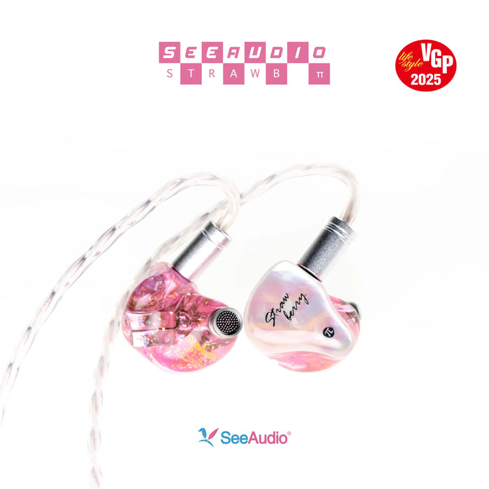 SeeAudio Strawberry π 6BA Drivers In-Ear Earphone