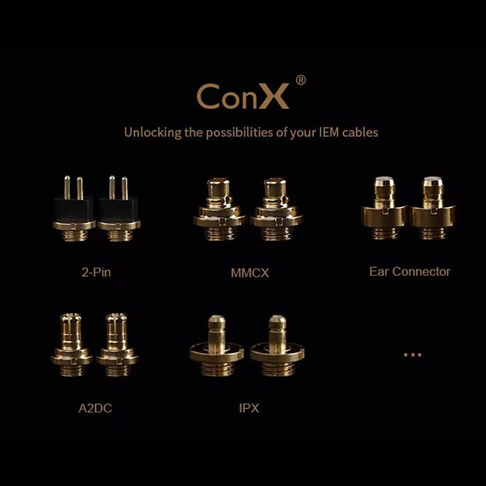 Effect Audio ConX / Con X Basic Set & Full Set Connectors-2Pin(0.78mm) /MMCX /IPX /A2DC /Ear Connector Earphone Cable HiFiGo 