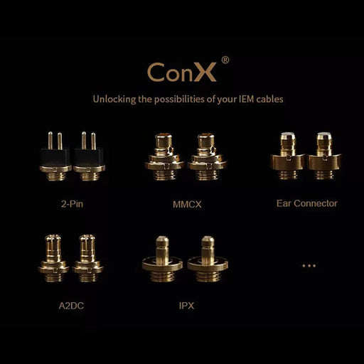Effect Audio ConX / Con X Basic Set & Full Set Connectors-2Pin(0.78mm) /MMCX /IPX /A2DC /Ear Connector Earphone Cable HiFiGo 
