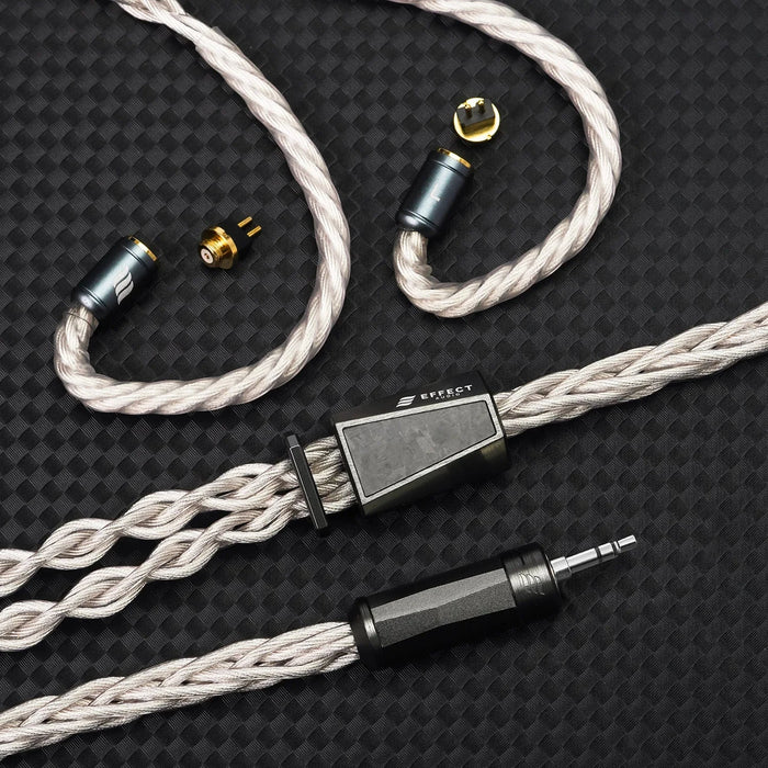 Effect Audio Signature Series CADMUS 8 Wires Earphone Cable 2pin 0.78/MMCX ConX Interchangeable Connector HiFiGo 2.5 ConX 2Pin 0.78mm 