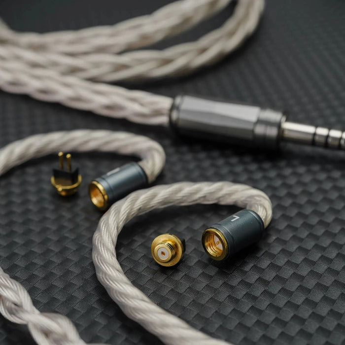 Effect Audio Signature Series CADMUS 8 Wires Earphone Cable 2pin 0.78/MMCX ConX Interchangeable Connector HiFiGo 