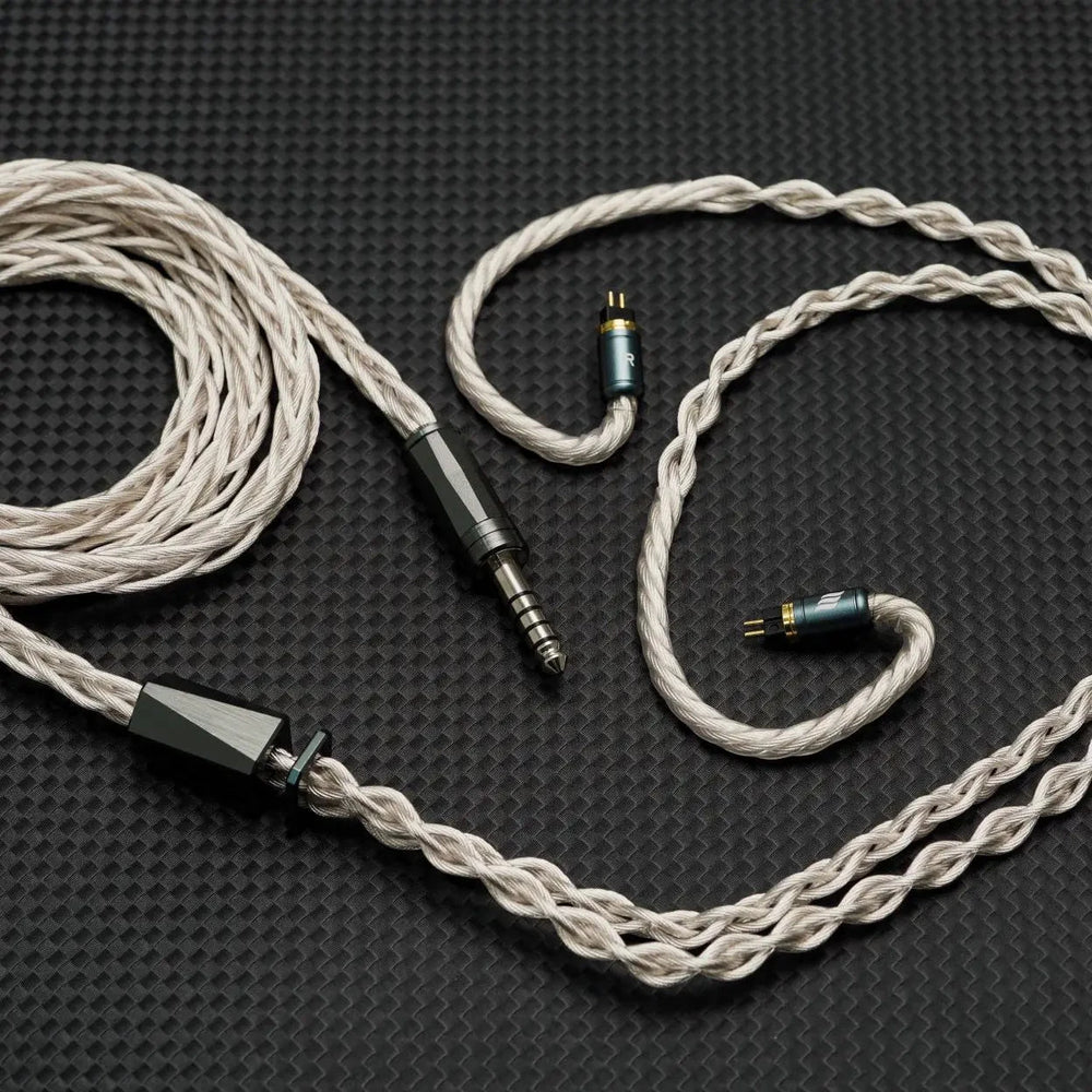 Effect Audio Signature Series CADMUS 8 Wires Earphone Cable 2pin 0.78/MMCX ConX Interchangeable Connector HiFiGo 