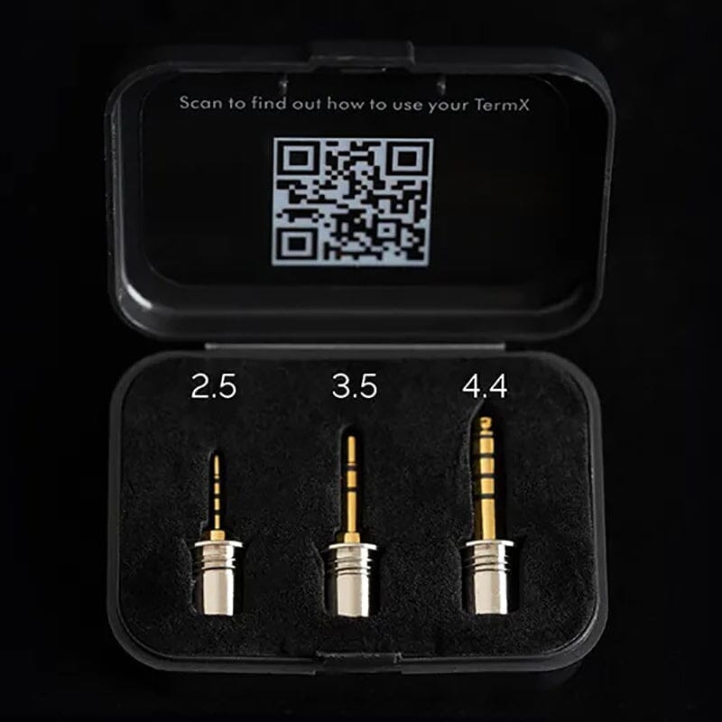 Effect Audio TermX / Term X Plug 2.5mm / 3.5mm / 4.4mm HiFiGo TermX Basic Set: 2.5mm + 3.5mm + 4.4mm 