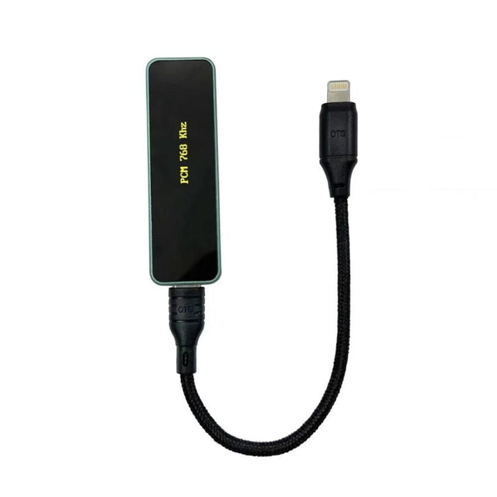 F.AUDIO KS01 ES9038Q2M＋XMOS Portable USB Decoding Headphone Amplifier Audio Amplifier HiFiGo KS01-Type C to Lightning 