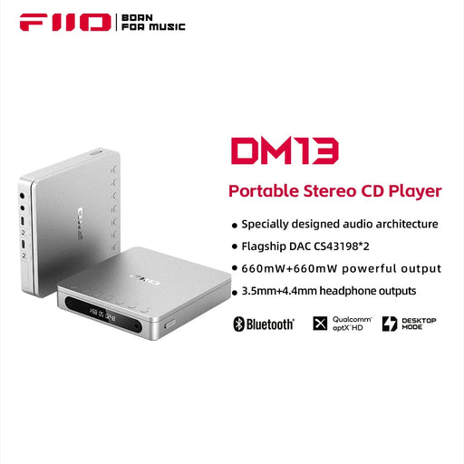 FiiO DM13 Portable Stereo CD Player HiFiGo 