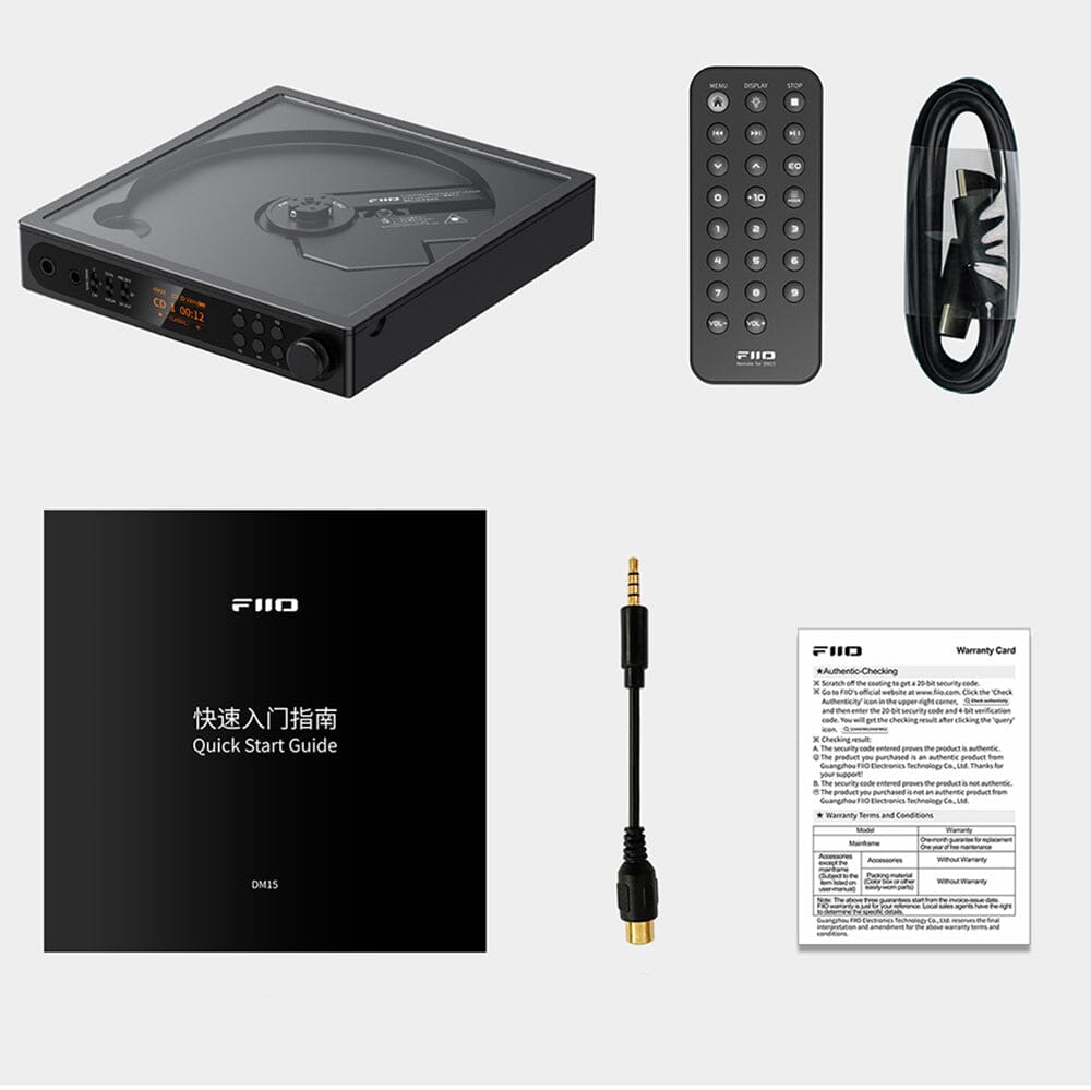 FiiO DM15 Dual AKM AK4493S Portable Stereo CD Player FiiO 