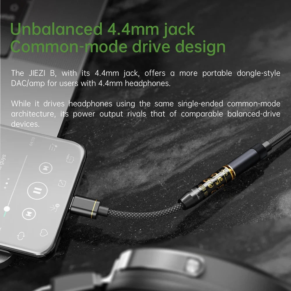 FiiO JIEZI USB Type C to 3.5mm DAC & Headphone Amplifier FiiO 