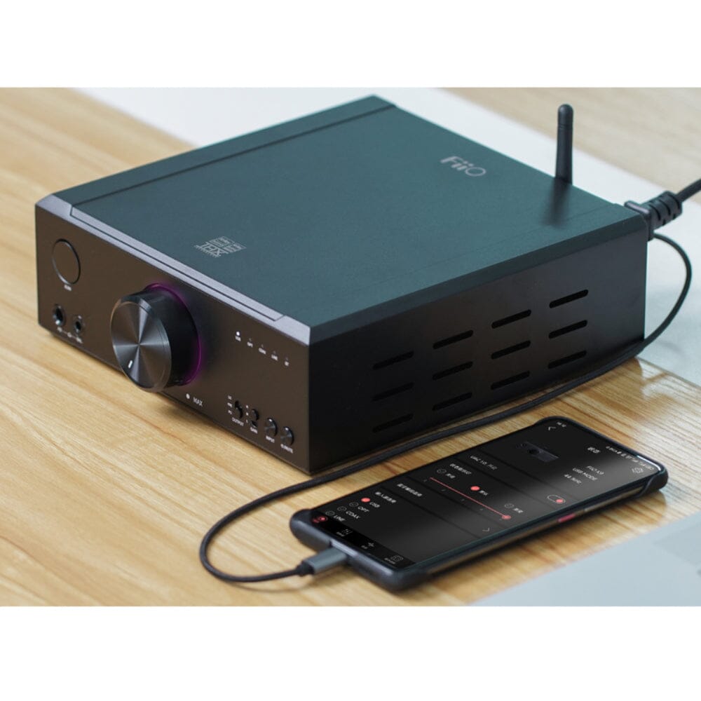 FiiO K9 Dual ES9068AS THX AAA QCC5124 Bluetooth 5.1 Desktop DAC and Headphone Amplifier HiFiGo K9-EU Plug 