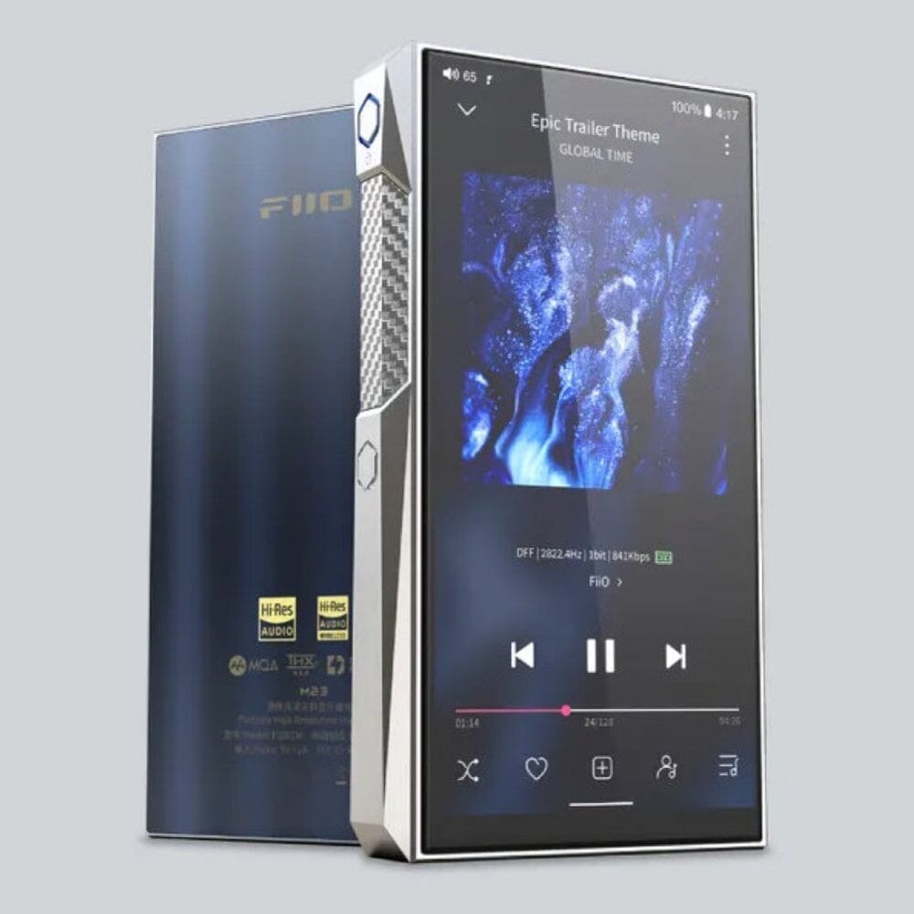 FiiO M23 AK4191EQ+AK4499EX High-Resolution Portable Music Player HiFiGo M23-SS Stainless Steel 