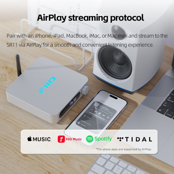 FiiO SR11 WiFi AirPlay Audio Streaming Music Receiver HiFiGo 