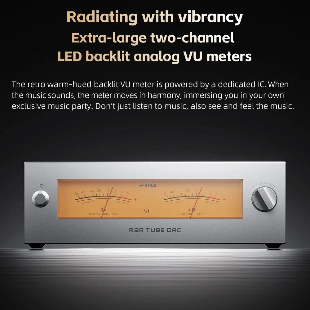 FiiO WARMER R2R Fully Balanced Desktop DAC & Headphone Amp FiiO