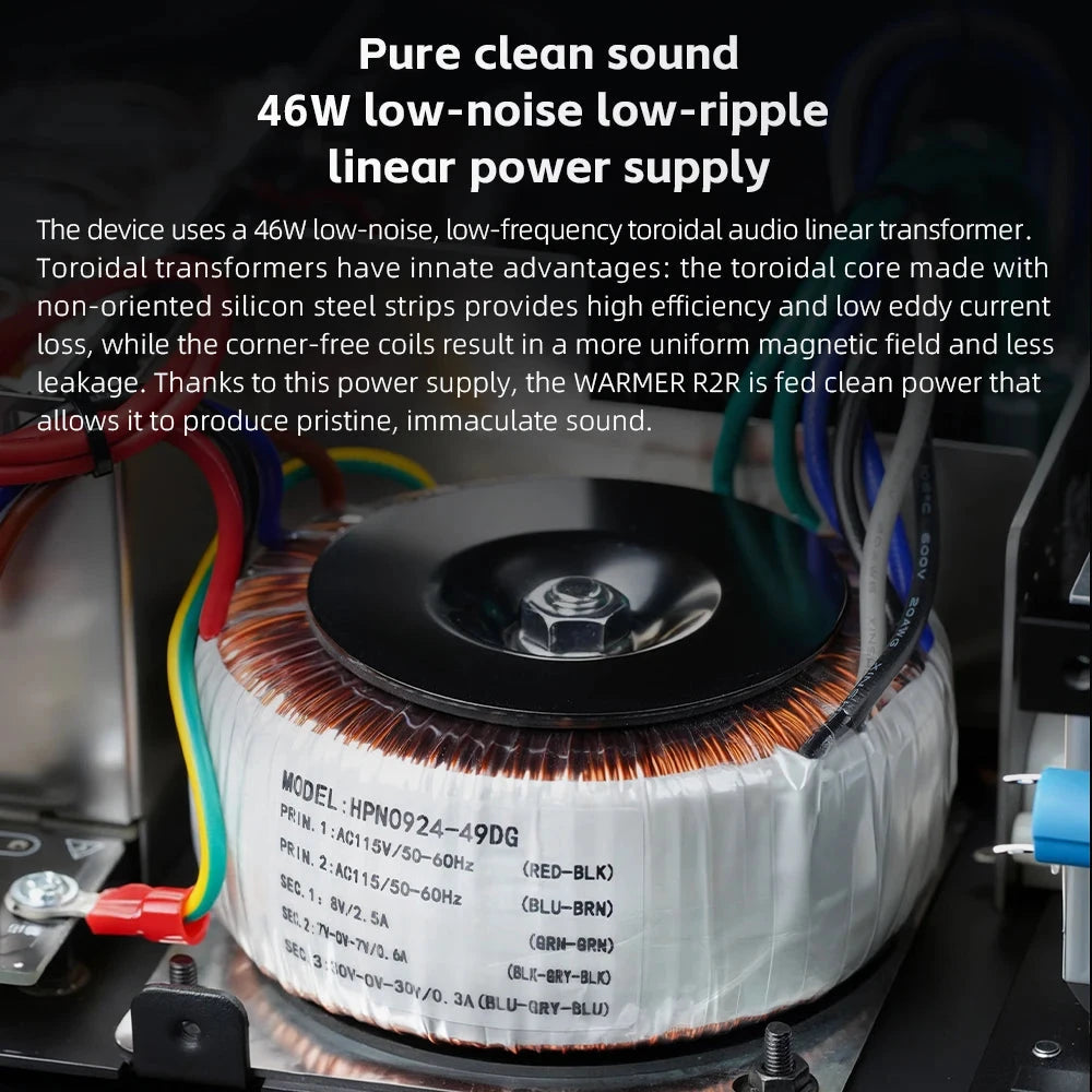 FiiO WARMER R2R Fully Balanced Desktop DAC & Headphone Amp FiiO