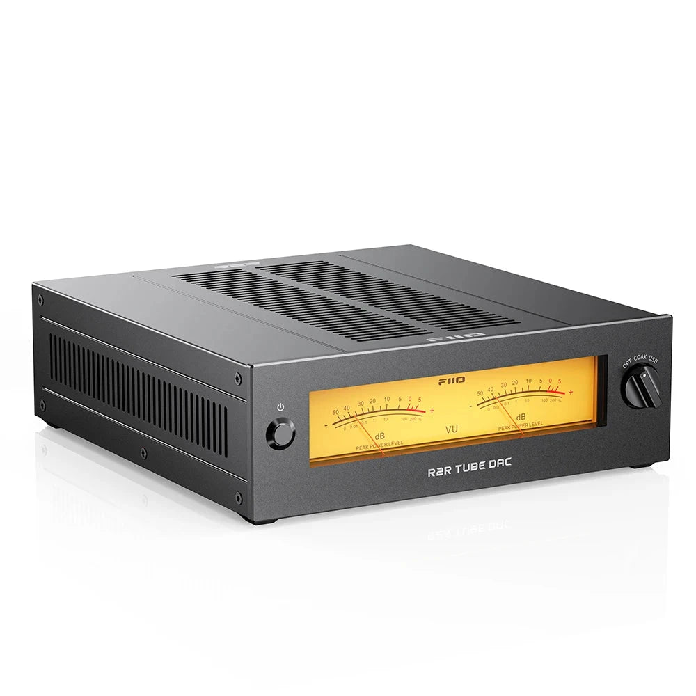 FiiO WARMER R2R Fully Balanced Desktop DAC & Headphone Amp FiiO WARMER R2R Black US 110V 