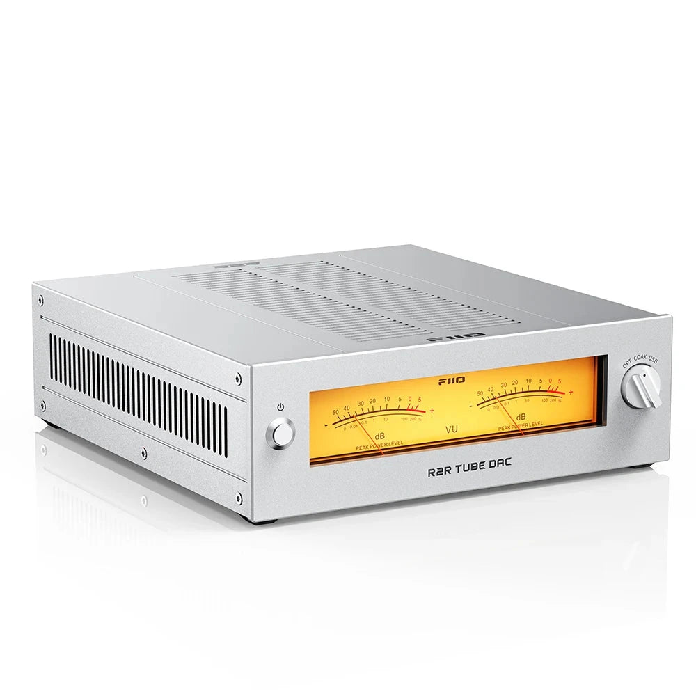 FiiO WARMER R2R Fully Balanced Desktop DAC & Headphone Amp FiiO WARMER R2R Silver US 110V 