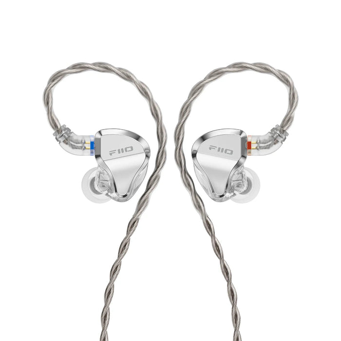 FiiO/JadeAudio JH5 1DD+4BA Hybrid HiFi In-Ear Earphones HiFiGo Silver 