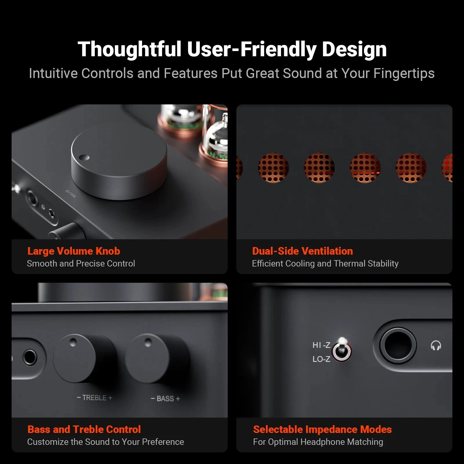Fosi Audio GR70 Tube Preamp & Headphone Amplifier Fosi Audio 