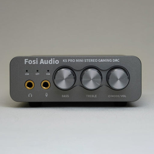 Fosi Audio K5 PRO Mini Stereo Gaming DAC & Headphone AMP HiFiGo 