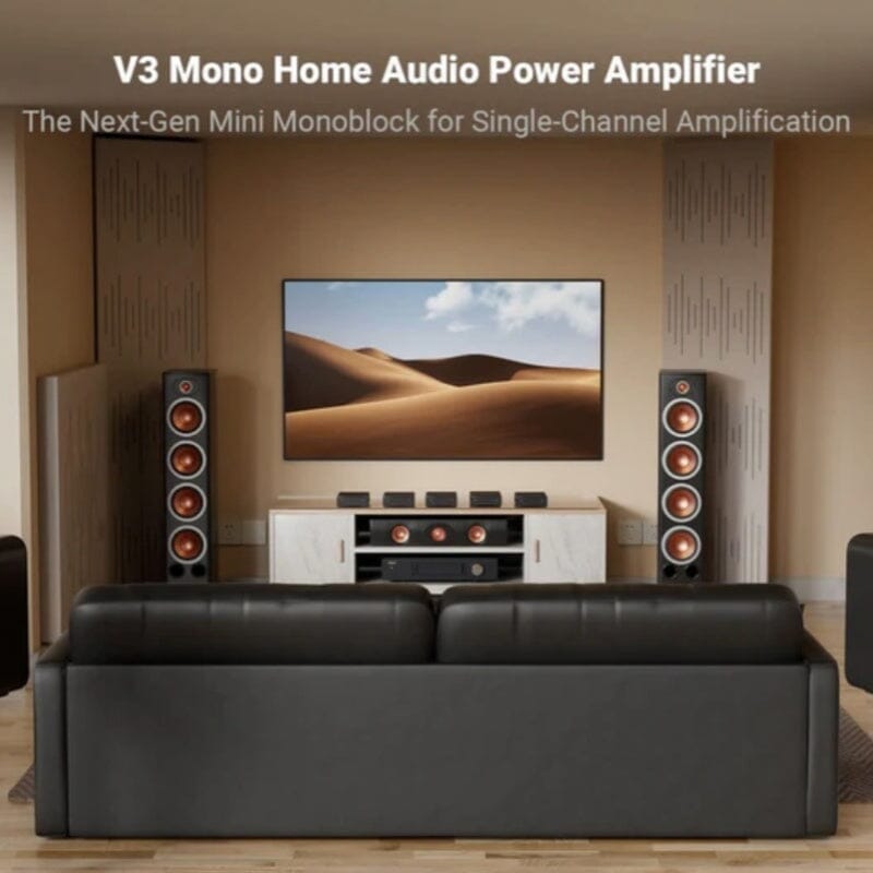 Fosi Audio V3 Mono Monoblock Power Amplifier HiFiGo 