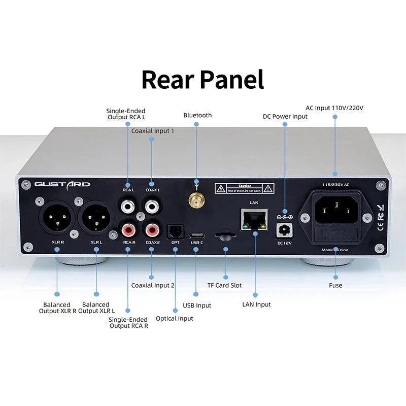 Gustard Audalytic DR70 R2R Streaming Desktop DAC GUSTARD 