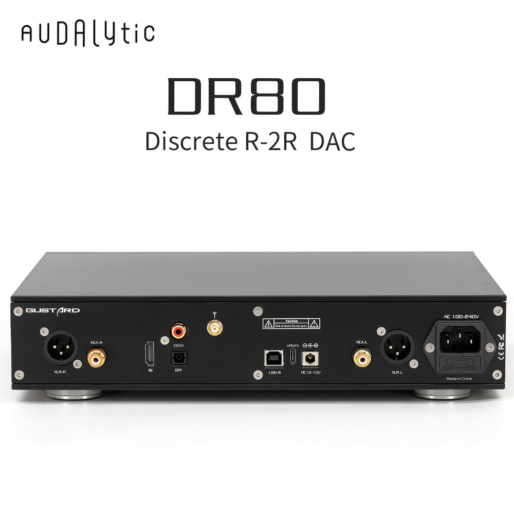 Gustard Audalytic DR80 / DR80N Discrete R2R Streamer DAC Audalytic 