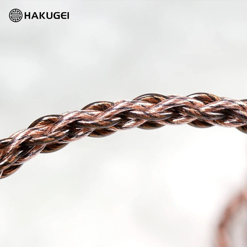 HAKUGEI Ancient Vine Graphene. Lizt 7N Single Crystal Copper Earphone Cable HiFiGo 
