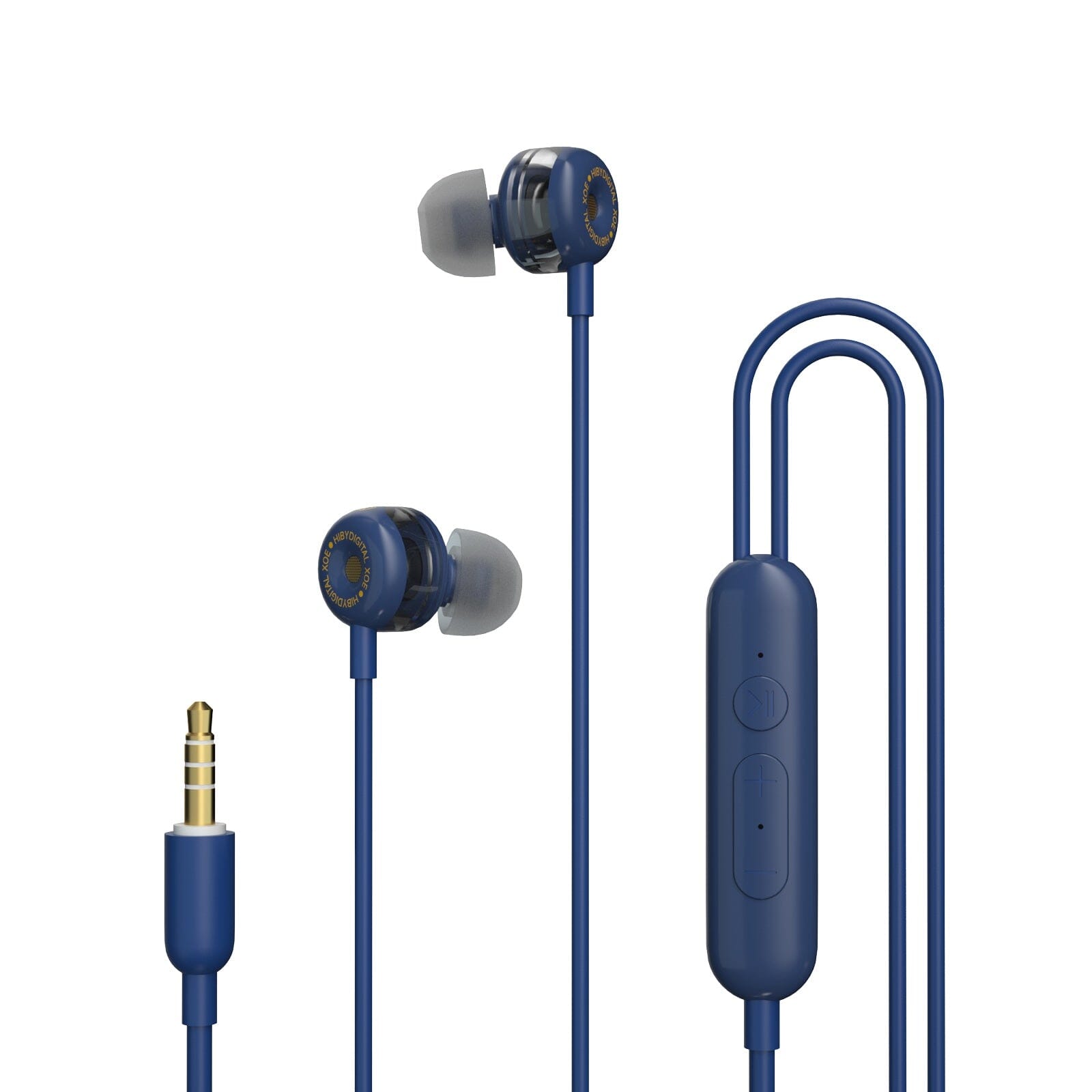 HiBy Digital XOE 8mm DLC Diaphragm Dynamic Driver Biult-in ES9270C HiFi Earphones HiFiGo XOE-3.5mm-Blue 