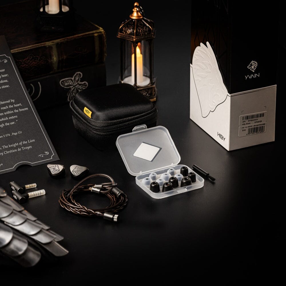 HiBy Yvain Medium-End Three-way 4 BA Drivers Enclosed Reference In-Ear Earphones HiFiGo 