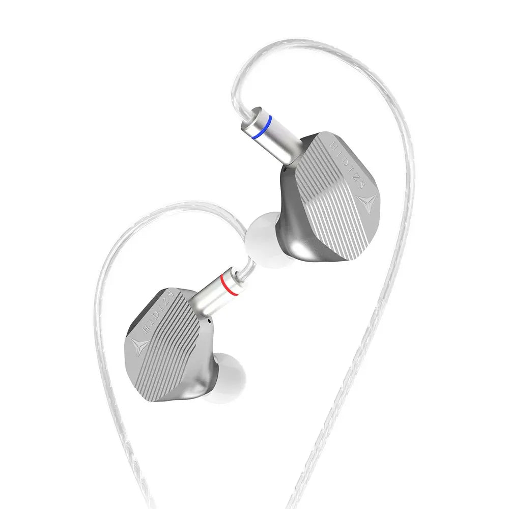 HIDIZS MP143 Salt 14.3mm Large Planar HiFi In-Ear Earphone HiFiGo MP143-Silver 3.5mm 