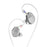 HIDIZS MP143 Salt 14.3mm Large Planar HiFi In-Ear Earphone HiFiGo MP143-Silver 3.5mm 