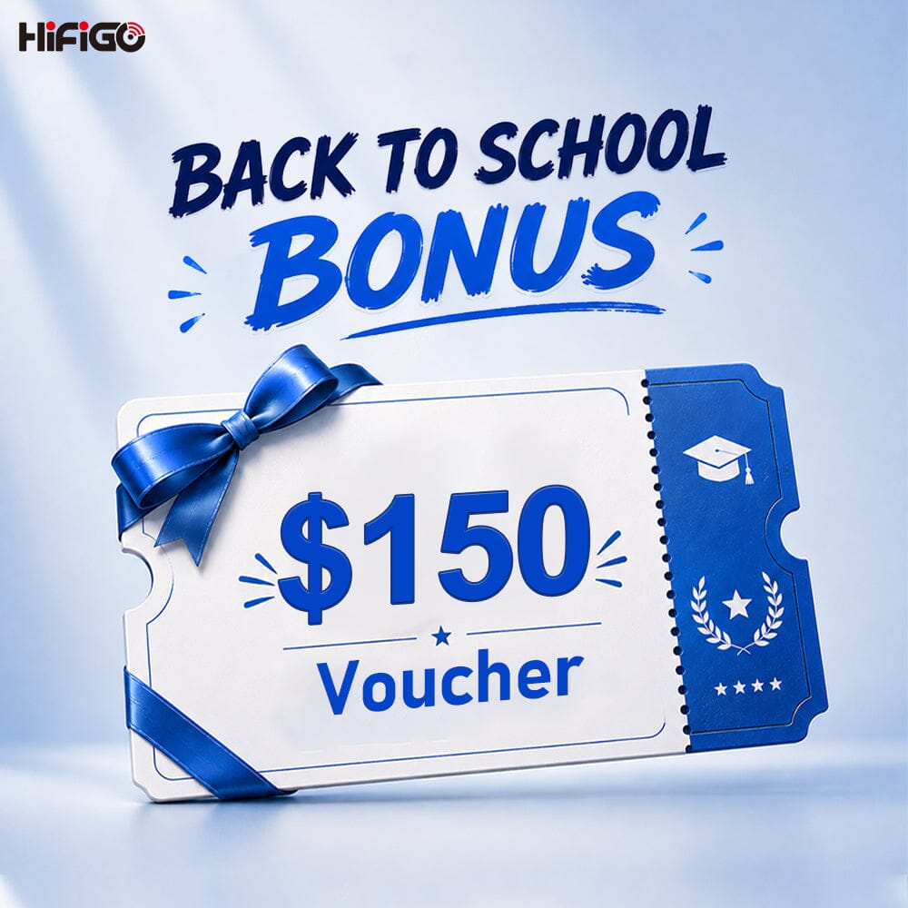 HiFiGo Back to School Bonus Reward Code HiFiGo $150 