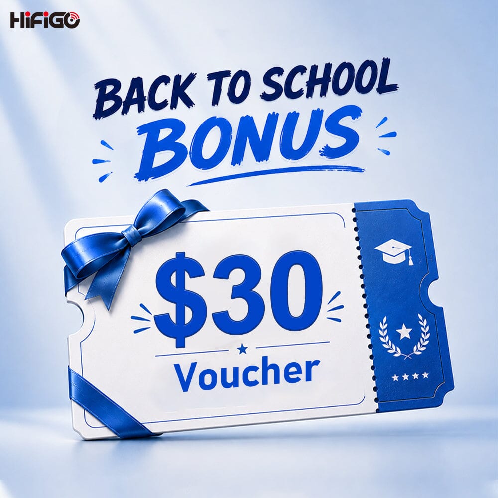 HiFiGo Back to School Bonus Reward Code HiFiGo $30 