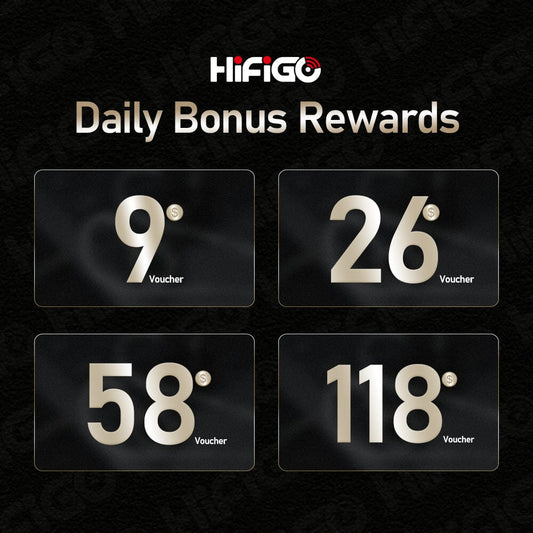 HiFiGo Daily Savings Reward Code HiFiGo 